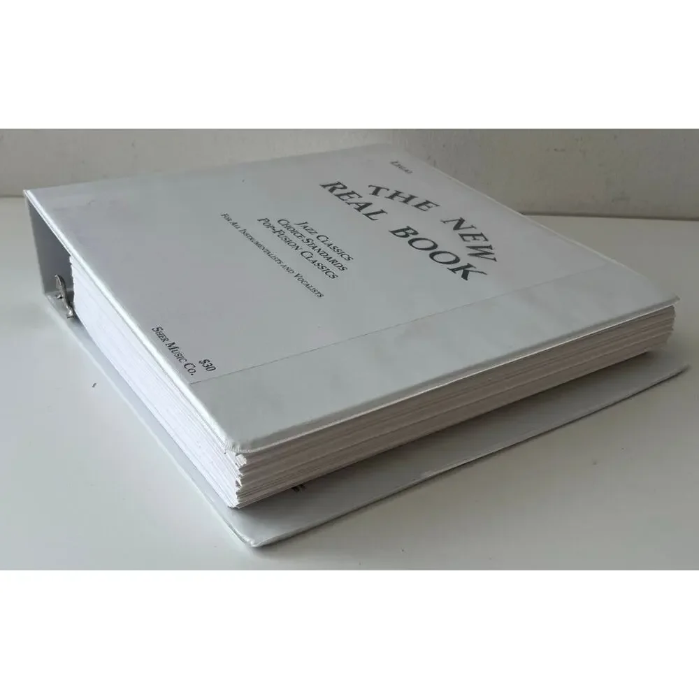 The New Real Book 3 Ring Binder Jazz Choice Standards Pop Fusion All Vocalists